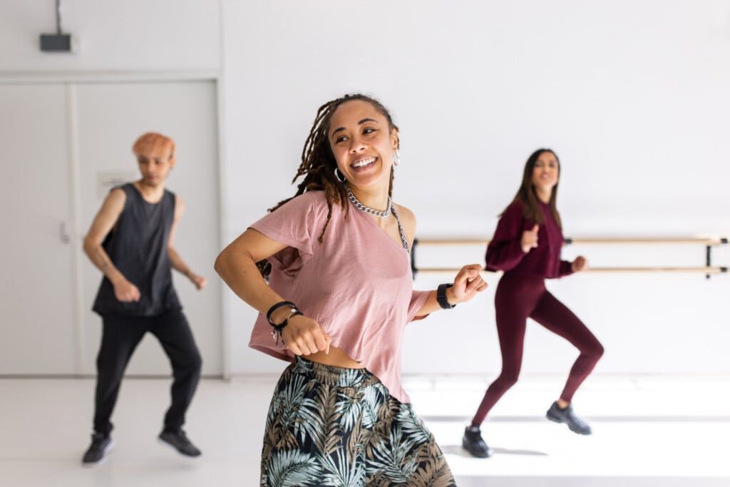 Danzatori in sala studio